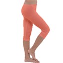 Appreciating Apricot Kids  Lightweight Velour Capri Leggings  View3