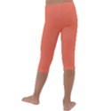 Appreciating Apricot Kids  Lightweight Velour Capri Leggings  View4