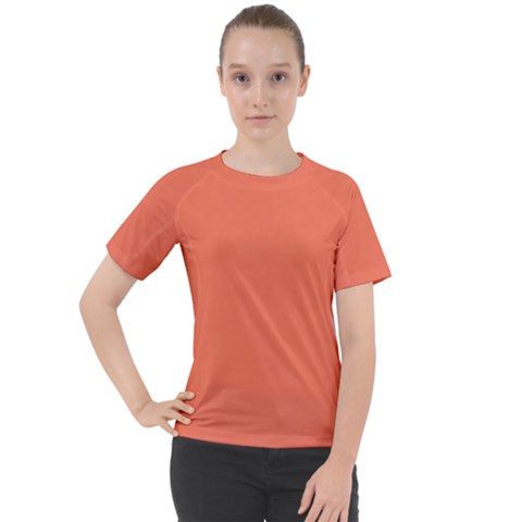 Appreciating Apricot Women s Sport Raglan Tee by Janetaudreywilson