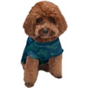 Midnight Green Butterflies Pattern Dog T-Shirt View1