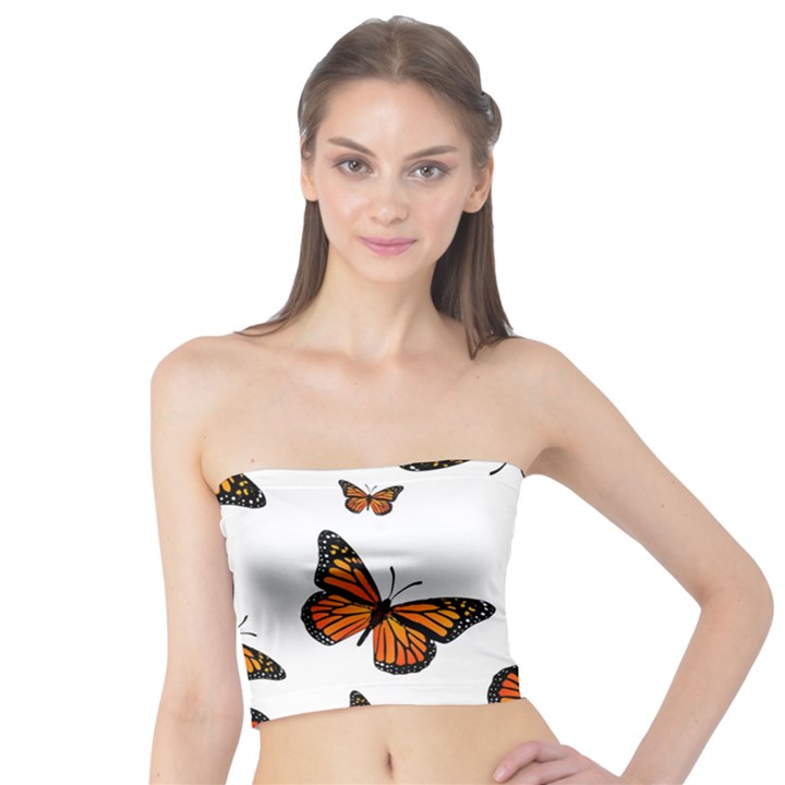 Monarch Butterflies Tube Top