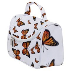 Monarch Butterflies Satchel Handbag by SpinnyChairDesigns