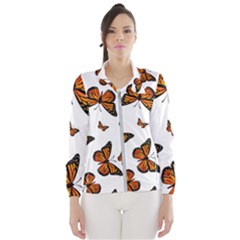 Monarch Butterflies Women s Windbreaker by SpinnyChairDesigns