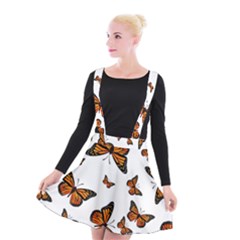 Monarch Butterflies Suspender Skater Skirt by SpinnyChairDesigns