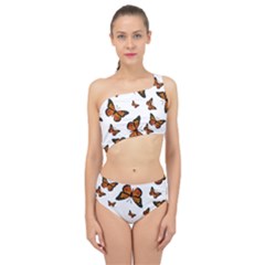 Monarch Butterflies Spliced Up Two Piece Swimsuit by SpinnyChairDesigns