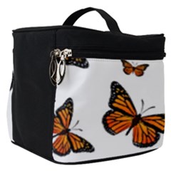 Monarch Butterflies Make Up Travel Bag (small) by SpinnyChairDesigns