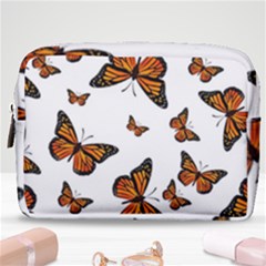 Monarch Butterflies Make Up Pouch (medium) by SpinnyChairDesigns