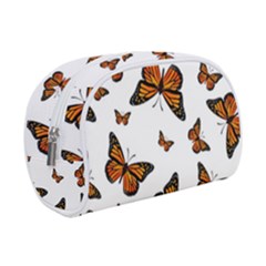 Monarch Butterflies Makeup Case (small) by SpinnyChairDesigns