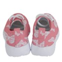 Pink and White Butterflies Running Shoes View4