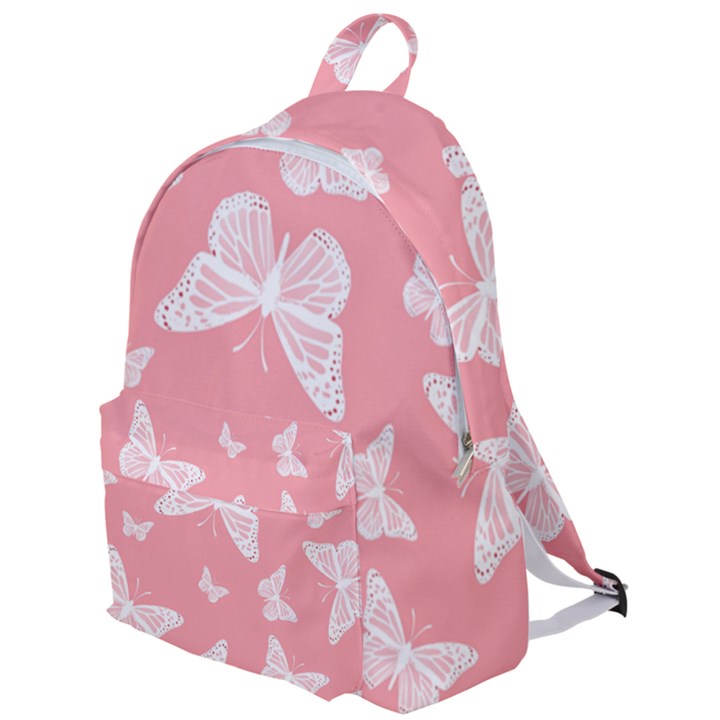 Pink and White Butterflies The Plain Backpack