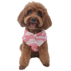 Pink And White Butterflies Dog Sweater by SpinnyChairDesigns