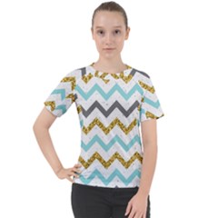 Chevron  Women s Sport Raglan Tee