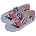 Floral  Kids  Canvas Slip Ons View2