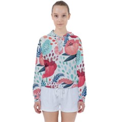 Floral  Women s Tie Up Sweat by Sobalvarro