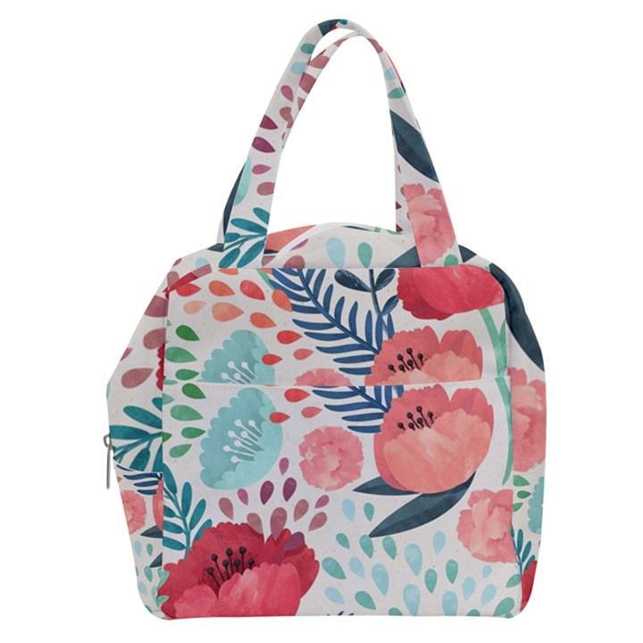 Floral  Boxy Hand Bag