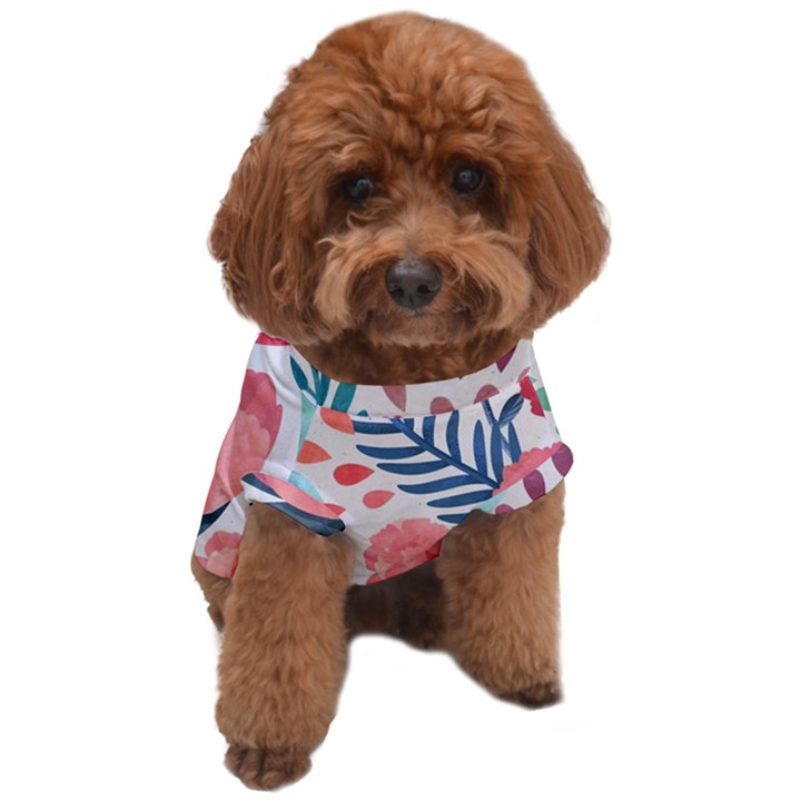 Floral  Dog T-Shirt