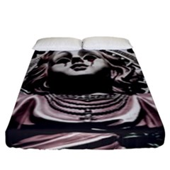 Angel Crying Blood Dark Style Poster Fitted Sheet (king Size)