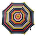 Horizontal Colored Stripes Hook Handle Umbrellas (Large) View1