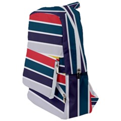 Horizontal Colored Stripes Travelers  Backpack by tmsartbazaar