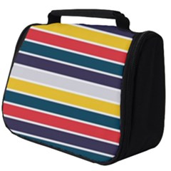 Horizontal Colored Stripes Full Print Travel Pouch (big) by tmsartbazaar