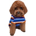 Ocean Blue Stripes Dog T-Shirt View1