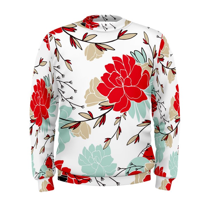 Floral pattern  Men s Sweatshirt