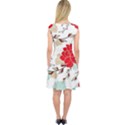 Floral pattern  Capsleeve Midi Dress View2