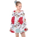 Floral pattern  Kids  Long Sleeve Dress View1