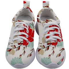 Floral Pattern  Kids Athletic Shoes by Sobalvarro