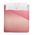 Pink Blush Gradient Ombre Colors Duvet Cover Double Side (Full/ Double Size) View1