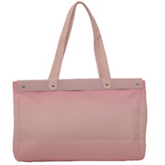 Pink Blush Gradient Ombre Colors Canvas Work Bag by SpinnyChairDesigns