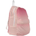 Pink Blush Gradient Ombre Colors Foldable Lightweight Backpack View3