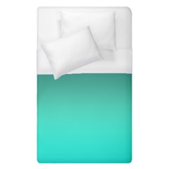 Teal Turquoise Green Gradient Ombre Duvet Cover (single Size) by SpinnyChairDesigns