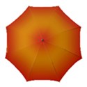 Red Orange Gradient Ombre Colored Golf Umbrellas View1