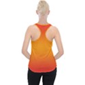 Red Orange Gradient Ombre Colored Piece Up Tank Top View2