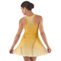 Saffron Yellow and Cream Gradient Ombre Color Cotton Racerback Dress View2