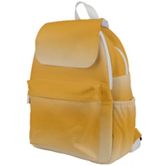 Saffron Yellow And Cream Gradient Ombre Color Top Flap Backpack by SpinnyChairDesigns