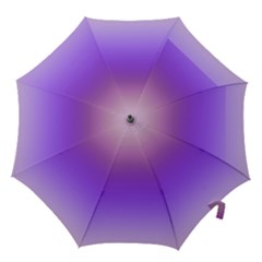 Plum And Violet Purple Gradient Ombre Color Hook Handle Umbrellas (large) by SpinnyChairDesigns