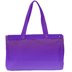 Plum And Violet Purple Gradient Ombre Color Canvas Work Bag by SpinnyChairDesigns