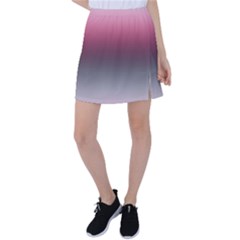 Blush Pink And Grey Gradient Ombre Color Tennis Skirt