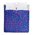 Bisexual Pride Tiny Scattered Flowers Pattern Duvet Cover Double Side (Full/ Double Size) View2