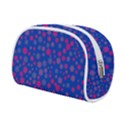 Bisexual Pride Tiny Scattered Flowers Pattern Makeup Case (Small) View2