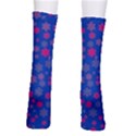 Bisexual Pride Tiny Scattered Flowers Pattern Men s Crew Socks View2