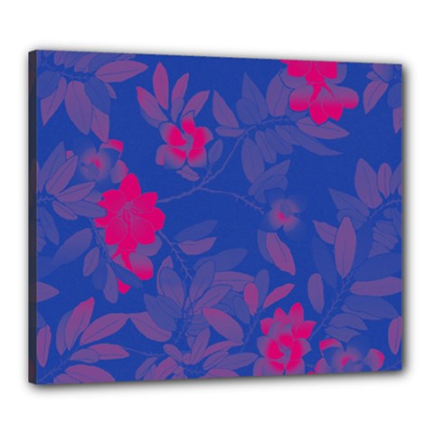 Bi Floral-pattern-background-1308 Canvas 24  X 20  (stretched) by VernenInk