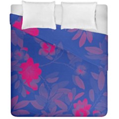 Bi Floral-pattern-background-1308 Duvet Cover Double Side (california King Size) by VernenInk