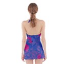 Bi Floral-pattern-background-1308 Halter Dress Swimsuit  View2