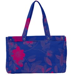 Bi Floral-pattern-background-1308 Canvas Work Bag by VernenInk