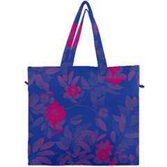 Bi Floral-pattern-background-1308 Canvas Travel Bag by VernenInk