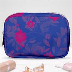 Bi Floral-pattern-background-1308 Make Up Pouch (small) by VernenInk