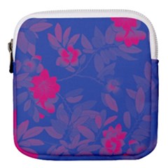 Bisexual Pride Blossoming Flowers Mini Square Pouch